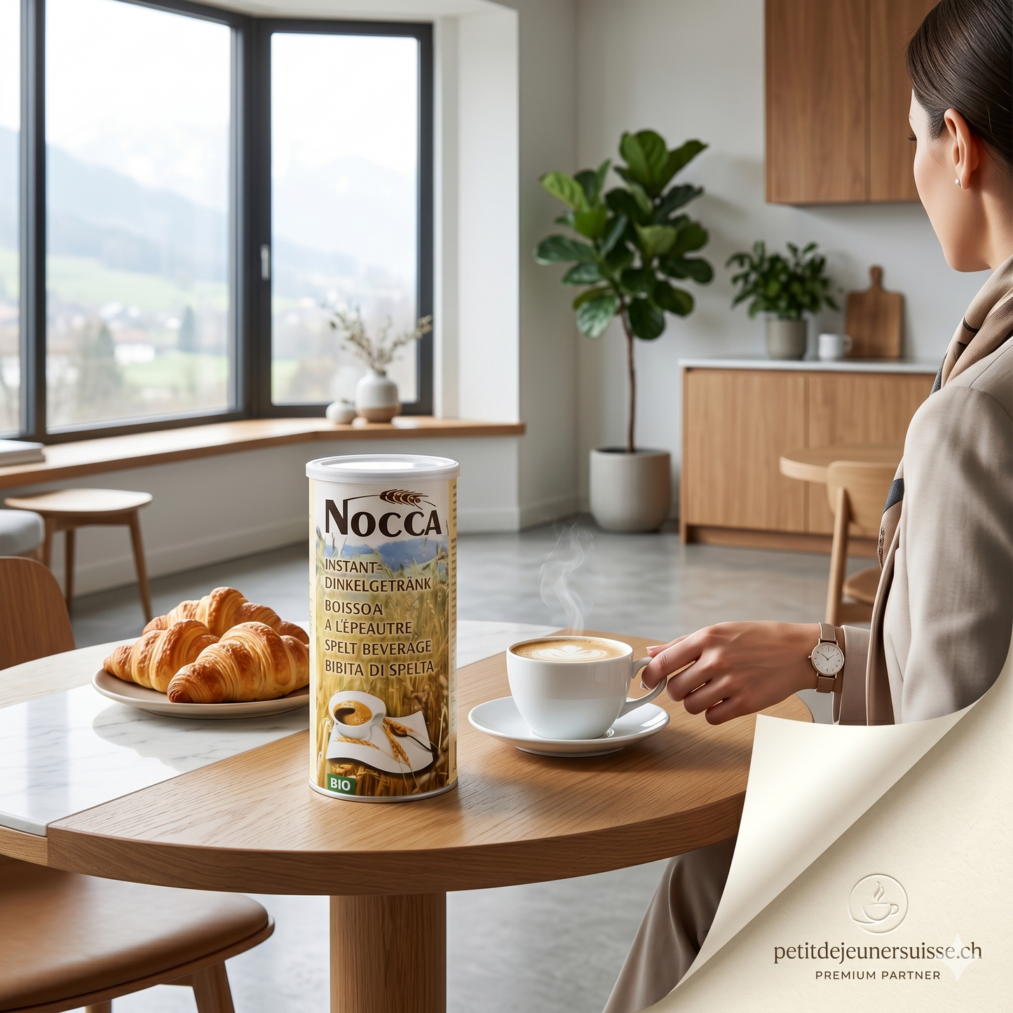 Café NOCCA – Boisson instantanée à l’épeautre BIO (80g) | Petit Déjeuner Suisse