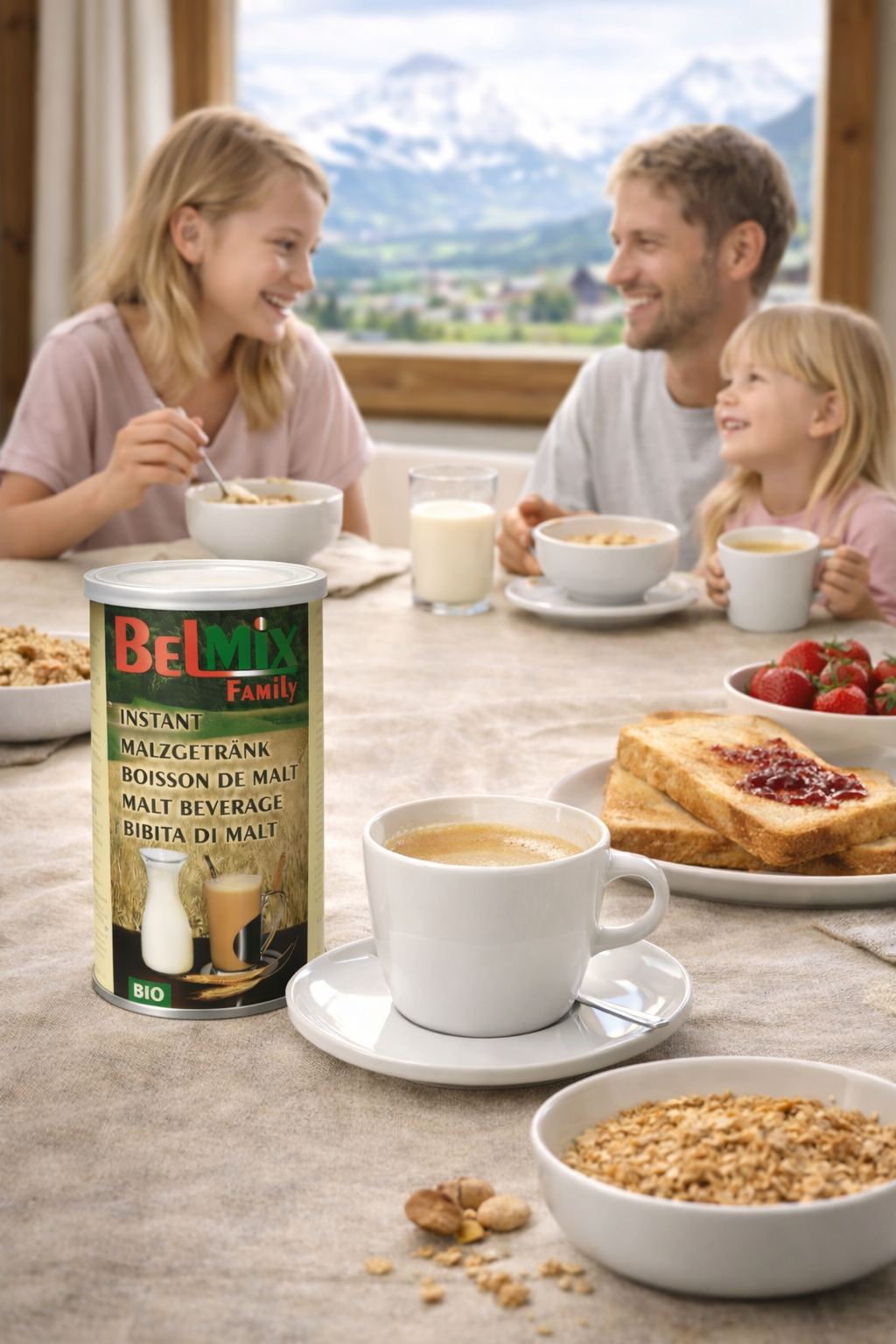 BELMIX-Family Bio-Malzgetränk mit Kakao, ohne Koffein, 150 g, Schweiz