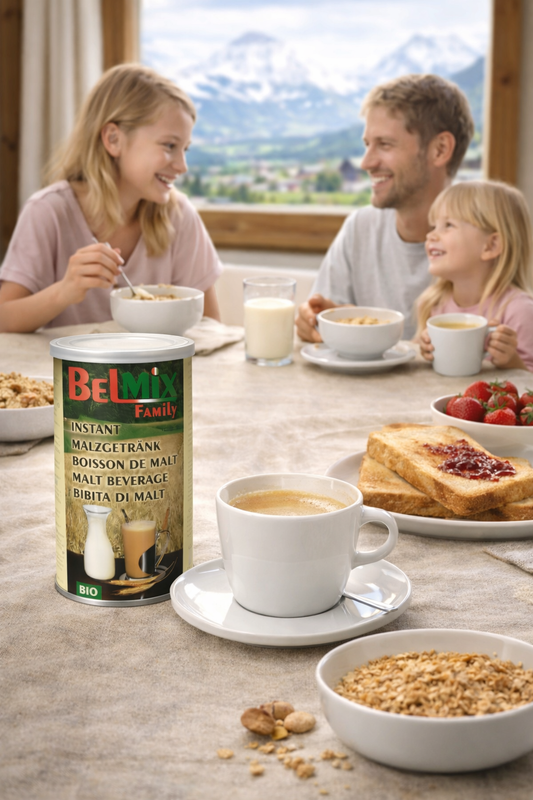 BELMIX-Family Bio-Malzgetränk mit Kakao, ohne Koffein, 150 g, Schweiz