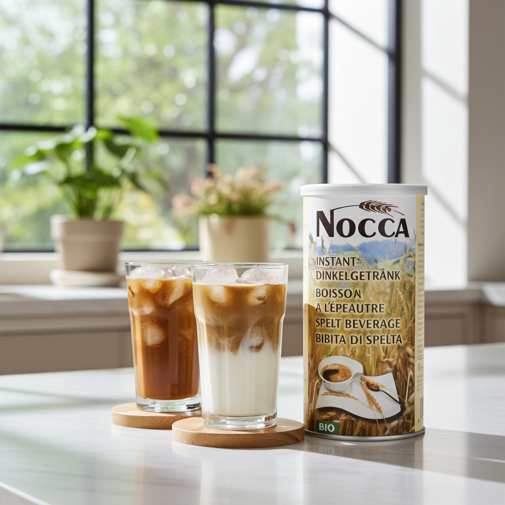 Café NOCCA – Boisson instantanée à l’épeautre BIO (80g) | Petit Déjeuner Suisse